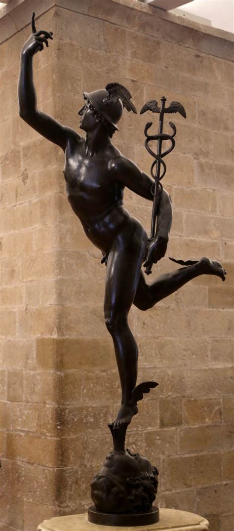 bronzo mercurio hermes|Mercury (front view) by GIAMBOLOGNA .